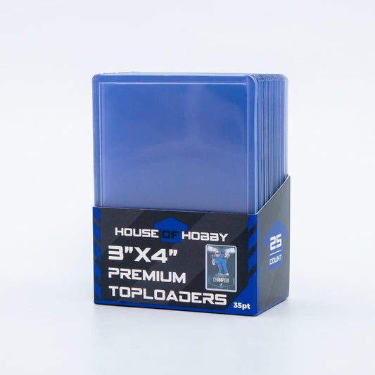 Premium Toploaders with Scratch Resistant Film - 35pt - 25pk